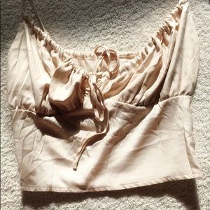 Rose gold Satin tank 💕